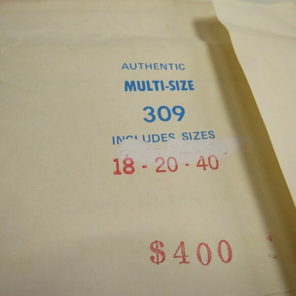 VTG Authenic Pattern Inc #309 Large Full Square Dancing Circle Skirt Pointed Hem - Picture 11 of 12